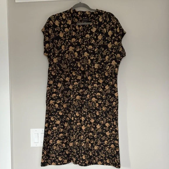 J Jill Floral Flowers Wearever Collection Dress - Picture 4 of 14